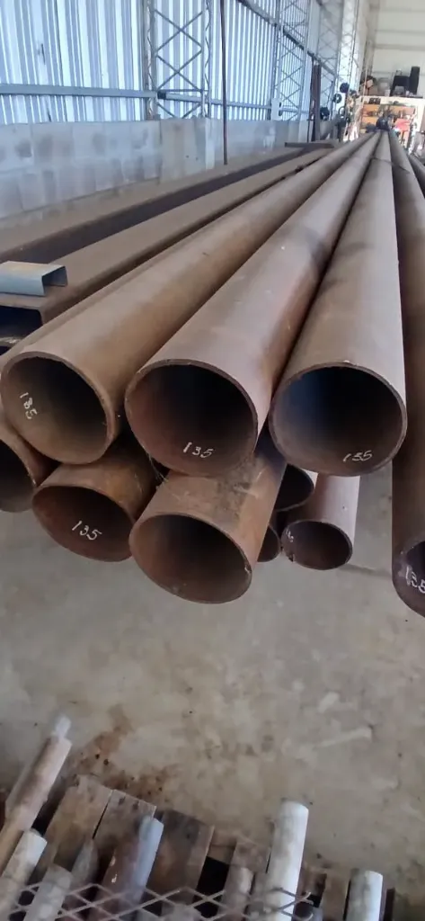 [E135] ESTRUCTURAL 5" 1/2 141mm ext REDONDO esp: 3.2mm long: 12mts cod: E135